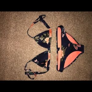 TRIANGL DELILAH-FLORE NERO